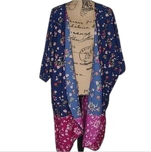 Speed Limit  Long Floral Kimono